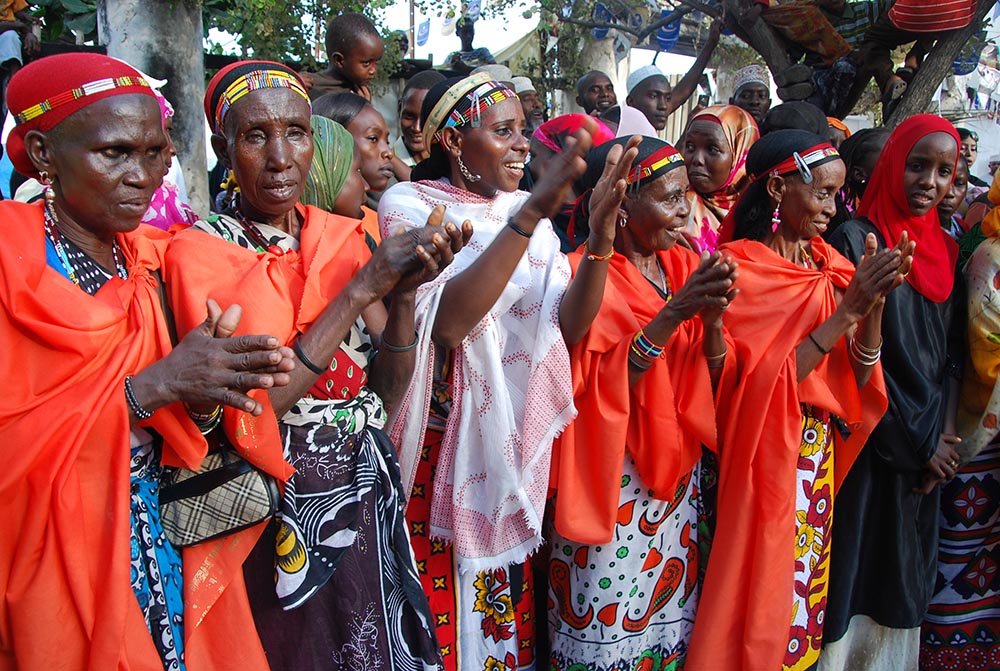 Aweer dancers perform at a cultural festival on Lamu Island in Kenya. (Flickr/USAID/Kenya SECURE Project)