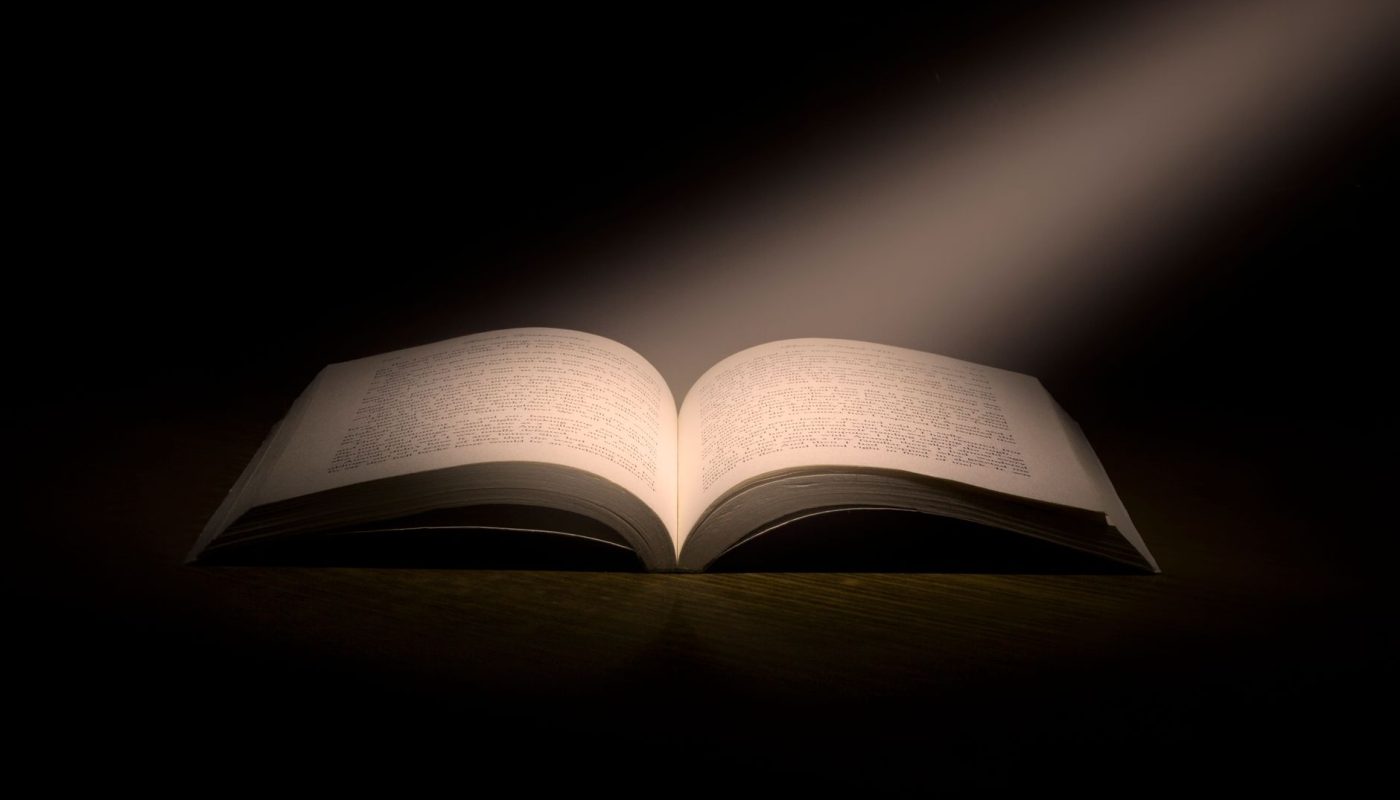 photography of book page